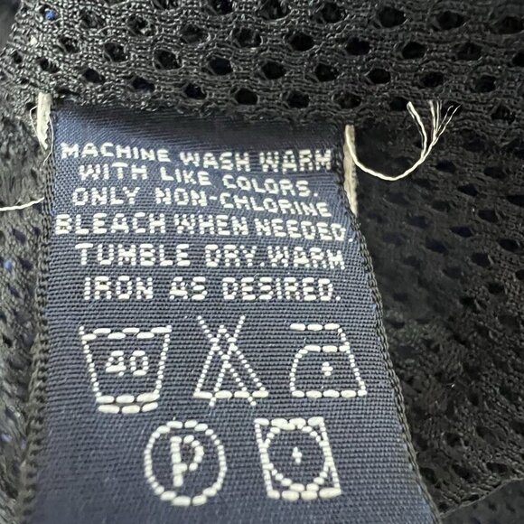 VTG Eddie Bauer Golf EBTEK Windbreaker Mens XL Blue Pullover V Neck Jacket Coat - Picture 12 of 12